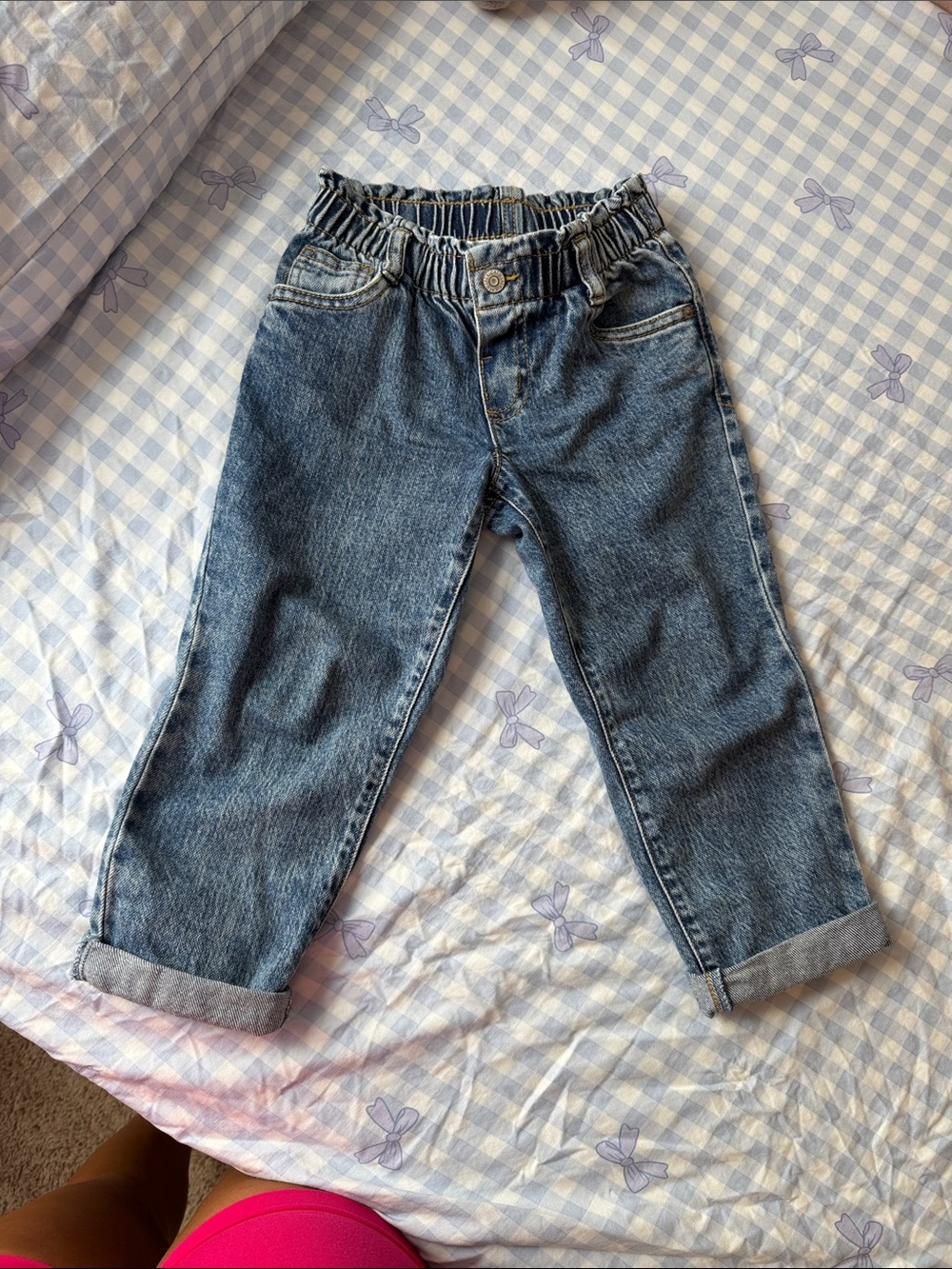 Cat & Jack Medium Blue Elastic-Waist Kids Jeans